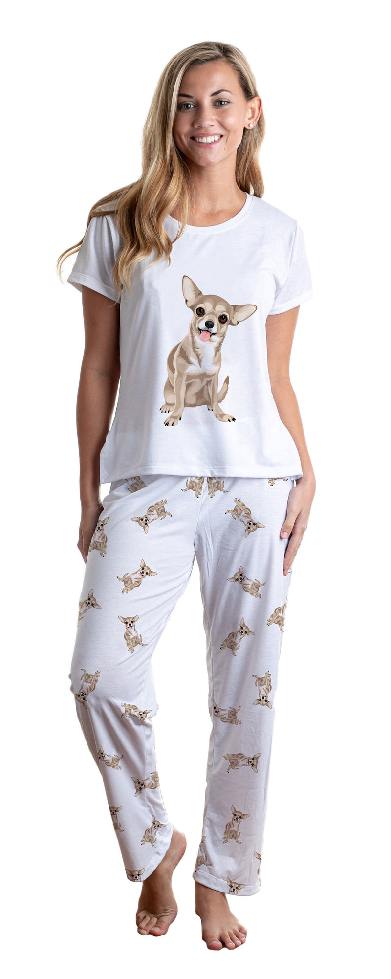 Chihuahua 2 piece Pj set with long pants