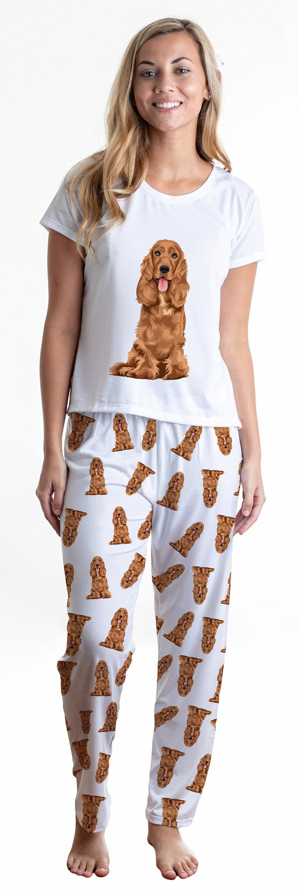 Cocker spaniel 2 piece Pj set with long pants