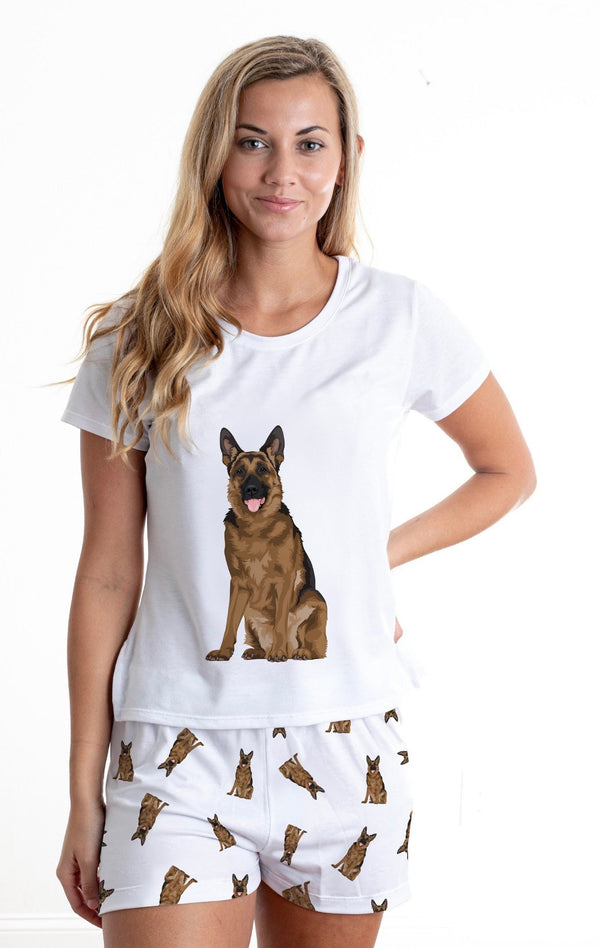 German shepperd 2 piece Pj set with shorts