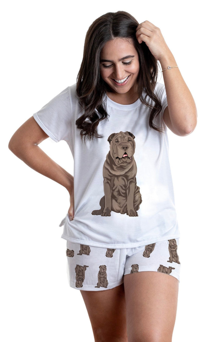 Sharpei 2 piece Pj set with shorts