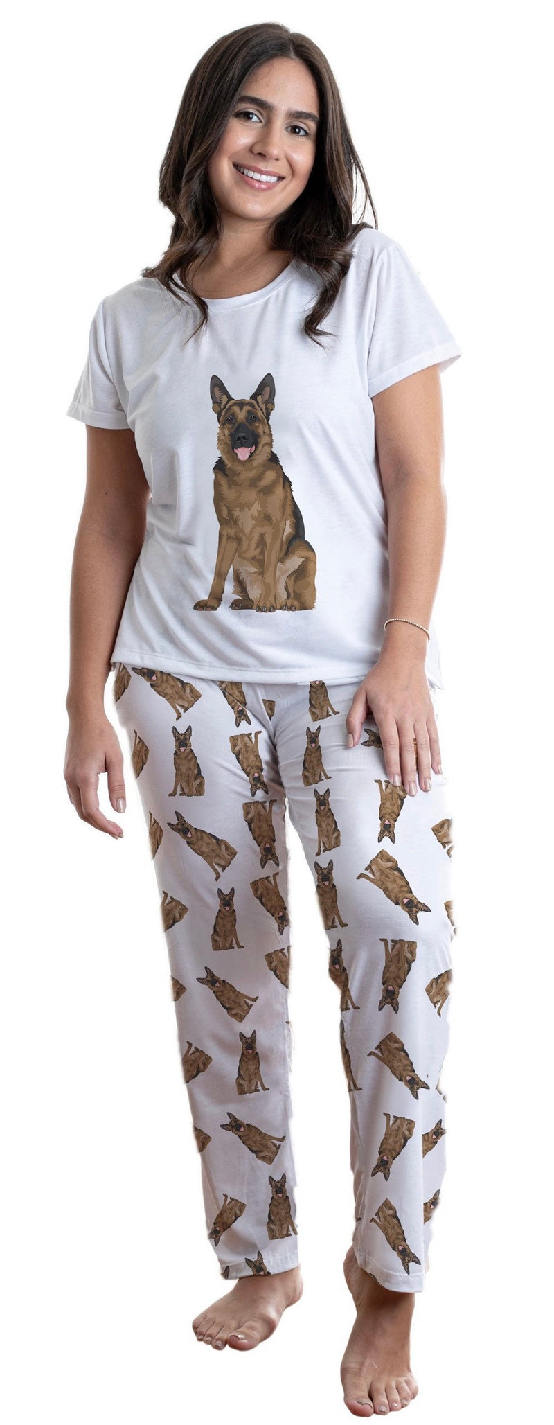 German shepperd 2 piece Pj set with long pants