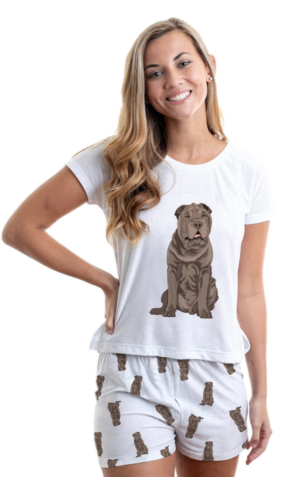 Sharpei 2 piece Pj set with shorts