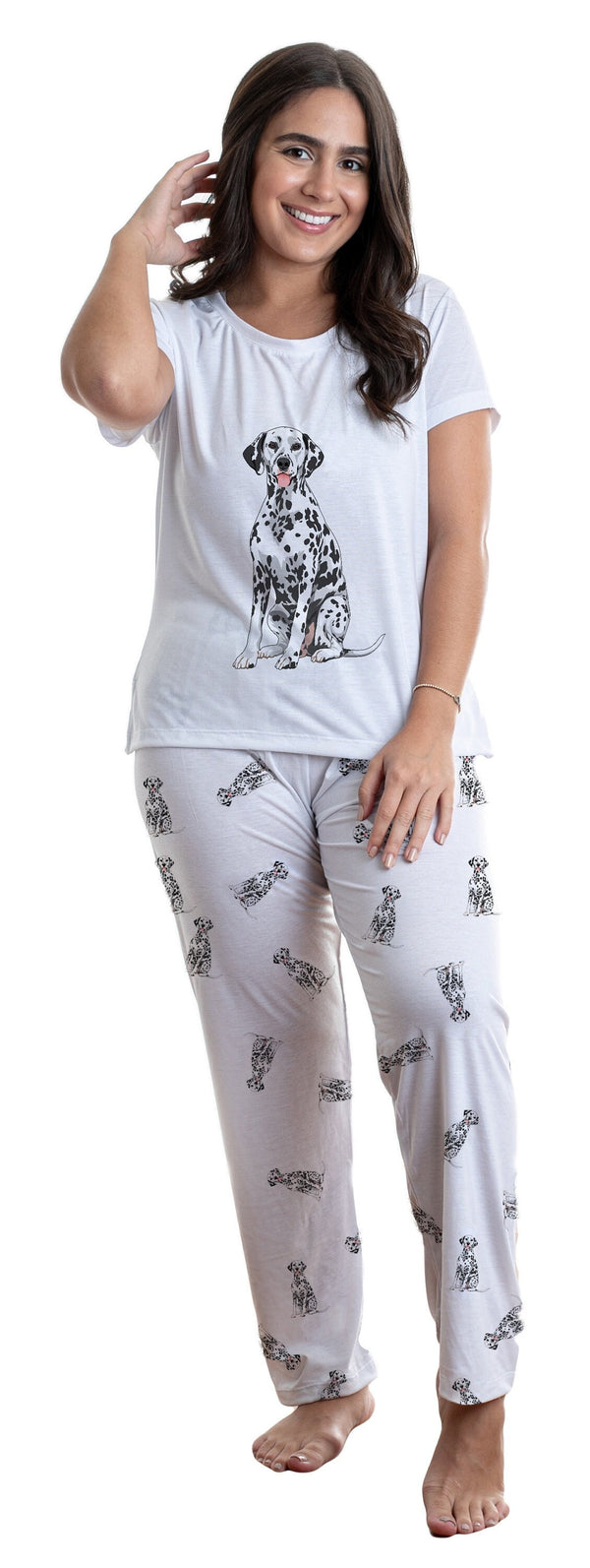 Dalmatian 2 piece Pj set with long pants