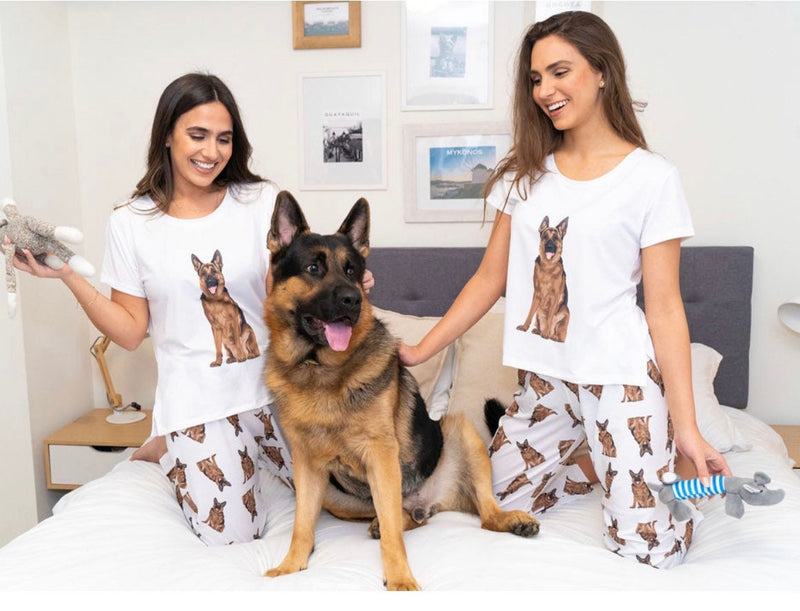 German shepperd 2 piece Pj set with long pants