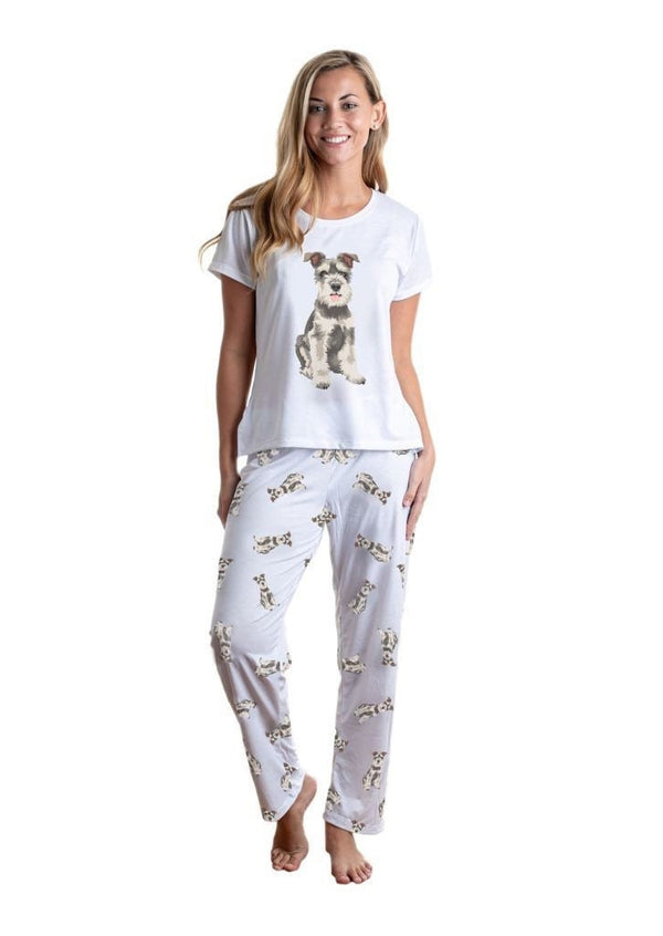 Schnauzer 2 piece Pj set with long pants